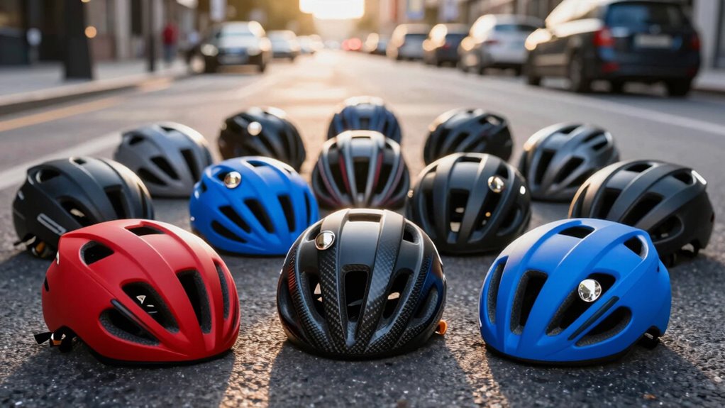 bike helmets with mirrors