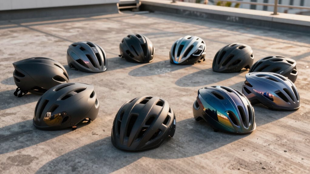 commuter helmets with visors