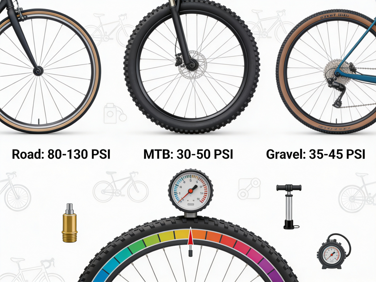 Bike Tire Pressure Guide: Complete Beginner's Guide for Road, MTB & Gravel 1 image 2
