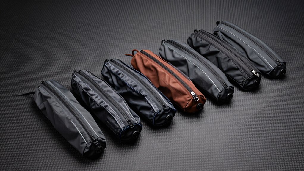 tube bag frame secure cycling gear